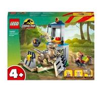 LEGO Jouet 76957 L'Évasion du Vélociraptor – dinosaure et voiture tout-terrain