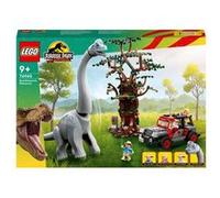 LEGO® Jurassic Park 76960 La Découverte du Brachiosaure, Jouet avec Figurine de Dinosaure et Voiture