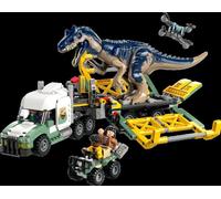 LEGO jurassic world 76966 Missions dinosaures : le camion de transport de l’allosaure Idée Cadeau,Maquette,Décoration Maison