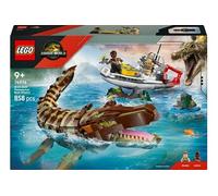 LEGO® Jurassic World 76974 Le bateau en mission et le mosasaure en briques G