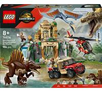 LEGO Jurassic World 76976 Mission Aérienne avec le Spinosaure et le Quetzalcoatlus - Jeu