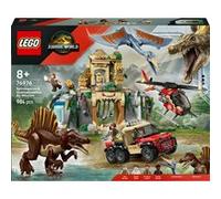 LEGO Jurassic World 76976 Mission Aérienne avec le Spinosaure et le Quetzalcoatlus - Jeu