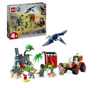 LEGO Jurassic World Baby Dinosaur Rescue Centre Toy for Kids, Mini Triceratops,