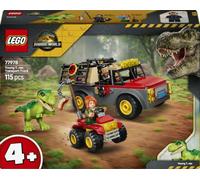 LEGO Jurassic World Camion de Transport du Jeune T-Rex 77978 | Jouet pour garçon ou fille dès 4 ans, figurine de dinosaure, quad, 2 minifigurines, cadeau d’anniversaire, 115 pièces