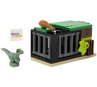 LEGO Jurassic World : Dino Trap 2 avec figurine Baby Raptor et appât