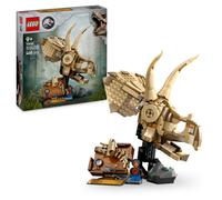 LEGO Jurassic World Dinosaur Fossils: Triceratops Skull Model, Dinosaur Toy for