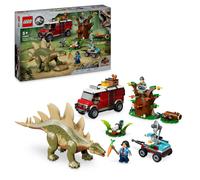 LEGO Jurassic World Dinosaur Missions: Stegosaurus Discovery Toy Set for 6 Plus