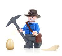 LEGO Jurassic World Dominion 76949 Figurine Dr. Alan Grant (avec pochette, pioche, œuf de dinosaure et dent T-Rex)