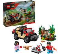 LEGO® Jurassic World 76972 Le vélociraptor et l’évasion en 4x4
