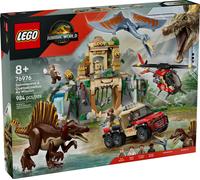 LEGO Jurassic World 76976 Mission Aérienne avec le Spinosaure et le Quetzalcoatlus - Jeu