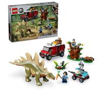 LEGO Jouet Jurassic World Missions – La Découverte du Stégosaure – Minifigurines – dès 6 ans – 76965