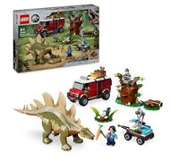 LEGO Jouet Jurassic World Missions – La Découverte du Stégosaure – Minifigurines – dès 6 ans – 76965
