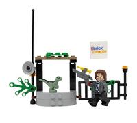 LEGO Jurassic World : Rainn Delacourt Minifigure avec Raptor