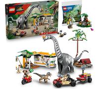 Lego Jurassic World Raptor & Titanosaurus : grande recherche de ferry - 76973 Lego Raptor & Titanosaurus avec cadeau polybag - Kit de dinosaures Jurassic Park à partir de 7 ans - Nouveautés 2025
