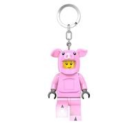 Lego KE212H Porte-clés lumineux en forme de cochon Rose Taille L 76 mm