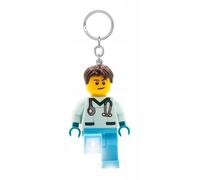 IQ Porte-clés lumineux Minifigures Infirmière (KE194H) 7,6 cm Blanc/jardin opulent
