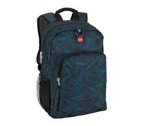 LEGO Kids Blue Print Heritage Classic Backpack, Black, One Size