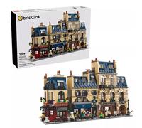 LEGO Kit de construction rue parisienne - 3532 pièces - Façades de style haussmannien, intérieurs détaillés, 7 figurines et 16 autocollants - 910032