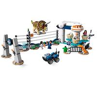 LEGO® -La Fureur du Tricératops Jurassic World Jeux de Construction, 75937, Multicolore