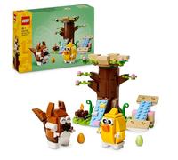 LEGO Le Parc des Animaux au Printemps - Jeu de Construction incluant Un Oiseau et Un écureuil - Cabane dans Un Arbre pour Enfants - Idée de Cadeau pour Les garçons et Les Filles dès 8 Ans 40709