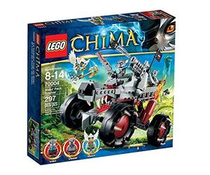 LEGO Legends Of Chima - Playthèmes - 70004 - Jeu de Construction - Le Tout-Terrain Loup de Wakz