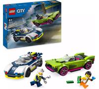 LEGO LEGO® City 60415 Course-poursuite avec voiture de police et Muscle Car 60415