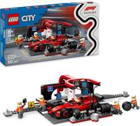 LEGO LEGO® City 60443 Arrêt au stand F1 avec équipe de pit-bull et voiture Ferrari 60443
