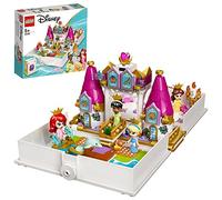 LEGO Set de construction Disney – Ariel, Belle, Cendrillon et Tiana – Livre de contes – 43193