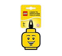 IQ Étiquette de bagage en forme de visage Lego Lights IQLUG-51167 Jaune