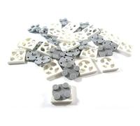 Lego Lot de 10 piliers muraux Castle - Noirs