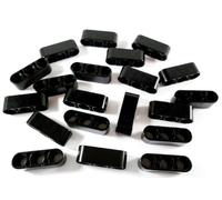 Lego Lot de 20 Technic Lift Bracelet 1 x 3 picots en noir.