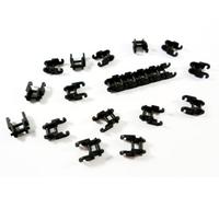 Lego Lot de 20 Technic Maillons Petit 3711 en noir.