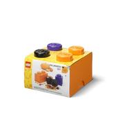 Lego Lot de 3 boîtes de Rangement empilables en Brique de Rangement, parfaites pour Le Rangement de Bureau, Organiseur Lego, boîte à Jouets, décoration d'intérieur, mélange de Couleurs