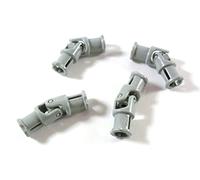 Lego Lot de 4 Technic 3L de transmission à cardan en neuf. De Gris clair