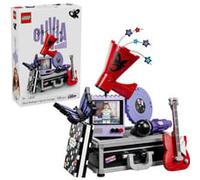 LEGO Editions La Mallette Secrète d’Olivia Rodrigo - Jouet avec Valise, Micro, Vinyle, Mégaphone, TV & Minifigurine - Décoration de Chambre d'Enfant - Cadeau Musique pour Fille ou Fan dès 10 ans 43030