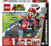 LEGO Mario Kart - Mario interactif et Kart Standard 72043 | Jouet pour garçon dès 7 ans, jeu de circuit pour voiture, 3 figurines, podium, cadeau pour fan de jeux vidéo, 278 pièces