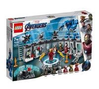LEGO Ensemble 76125 La Salle des armures d'Iron Man, laboratoire modulaire, 6 figurines Marvel