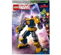 LEGO 76242 Marvel L’Armure Robot de Thanos, Figurine Avengers, Jouet de Construction, avec Gant de l'Infini, Cadeau Super-Héros, Enfants 6 Ans
