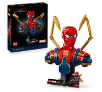 LEGO | Marvel Buste d’Iron Spider-Man - Set de Construction & Maquette à Exposer pour Adulte - Bras Mobiles, Tête Rotative & Minifigurine de Super-Héros - Cadeau Collector pour Fans des Avengers 76326