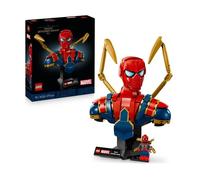 LEGO Marvel 76326 Buste d'Iron Spider-Man - Set de Construction Collector pour Adulte