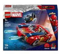 LEGO ǀ Marvel 76336 Spider-Man et sa Voiture contre Wolverine Vénomisé