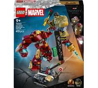 LEGO ǀ Marvel 76343 Le Combat Légendaire entre Hulkbuster et Hulk - Jeu dès 9 ans - Cadeau