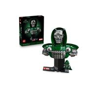 LEGO Marvel 76345 Buste de Docteur Doom pour adultes Ajustement nuque et mâchoire Vert Noir Gris métal