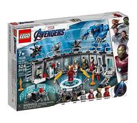 LEGO Marvel Avengers Iron Man Hall of Armor 76125 Kit de Construction Tony Stark Iron Man Costume Figurines (524 pièces)