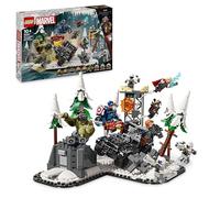 LEGO | Marvel Avengers Rassemblement : L’Ère d’Ultron - Kit de Maquette pour Enfants - Set de Super-Héros avec 8 Minifigurines Dont Thor - Hulk et Iron Man - Jouet pour Garçons et Filles 76291