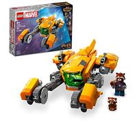 LEGO Marvel Baby Rocket's Ship 76254 Buildable Spaceship Toy from Guardians of the Galaxy 3 Featuring Rocket Raccoon and Baby Rocket Minifigures, Collectible Super Hero Toy Gift for Kids Ages 8 and up