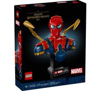 LEGO | Marvel Buste d’Iron Spider-Man - Set de Construction & Maquette à Exposer pour Adulte - Bras Mobiles, Tête Rotative & Minifigurine de Super-Héros - Cadeau Collector pour Fans des Avengers 76326