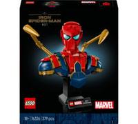 LEGO | Marvel Buste d’Iron Spider-Man - Set de Construction & Maquette à Exposer pour Adulte - Bras Mobiles, Tête Rotative & Minifigurine de Super-Héros - Cadeau Collector pour Fans des Avengers 76326
