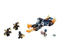 LEGO Set de construction Captain America et l'attaque des Outriders