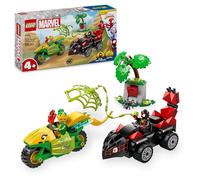 LEGO Marvel Course-Poursuite Entre Spin et Electro en Dino-véhicules - Jouet de Construction avec Voiture de Super-héros pour Les Enfants dès 4 Ans - Spidey et Ses Amis extraordinaires 11198